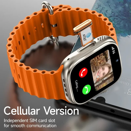 S12 ULTRA 4G Android Watch- AMOLED Screen,Telescopic Camera,16GB/32GB/64GB All straps are free